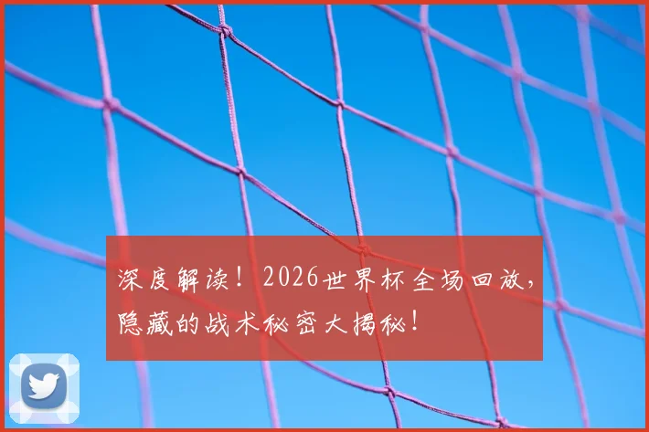 深度解读！2026世界杯全场回放，隐藏的战术秘密大揭秘！